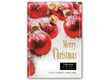 Crimson All Over Christmas Logo Cards