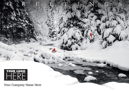 Creekside Cardinals Holiday Logo Cards